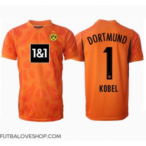 Dres Borussia Dortmund Gregor Kobel #1 Brankarsky Tretina 2024-25 Krátky Rukáv